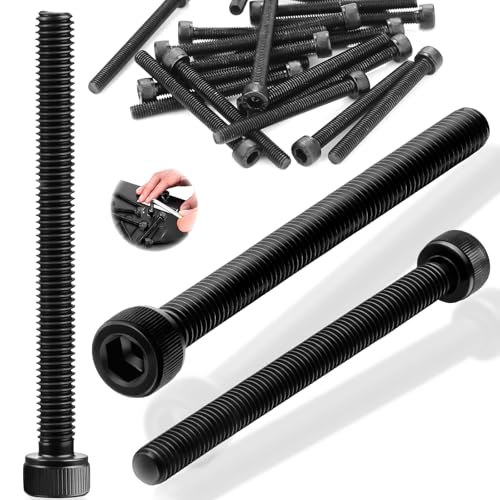 SWTYExt 10 Stück Zylinderschrauben mit Innensechskant M8x80mm Schrauben Kohlenstoffstahl Sechskant Innensechskantschraube Vollgewinde Sechskantschrauben Schwarz Inbusschrauben für Möbelreparatur SWTYExt 10 Stück Zylinderschrauben mit Innensechskant M8x80mm Schrauben Kohlenstoffstahl Sechskant Innensechskantschraube Vollgewinde Sechskantschrauben Schwarz Inbusschrauben für Möbelreparatur von SWTYExt