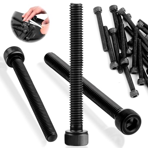 SWTYExt 40 Stück Zylinderkopfschrauben M6x55mm DIN 912 Innensechskantschraube Schwarz Zylinderschrauben mit Innensechskant Vollgewinde Schrauben Kohlenstoffstahl Maschinenschrauben Inbusschrauben SWTYExt 40 Stück Zylinderkopfschrauben M6x55mm DIN 912 Innensechskantschraube Schwarz Zylinderschrauben mit Innensechskant Vollgewinde Schrauben Kohlenstoffstahl Maschinenschrauben Inbusschrauben von SWTYExt