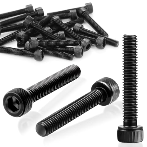 SWTYExt 60 Stück Innensechskantschraube M3x25mm Zylinderschrauben mit Innensechskant Kohlenstoffstahl Schrauben Vollgewinde Sechskantschrauben Schwarz Inbusschrauben für Reparaturwerkzeugzubehör SWTYExt 60 Stück Innensechskantschraube M3x25mm Zylinderschrauben mit Innensechskant Kohlenstoffstahl Schrauben Vollgewinde Sechskantschrauben Schwarz Inbusschrauben für Reparaturwerkzeugzubehör von SWTYExt
