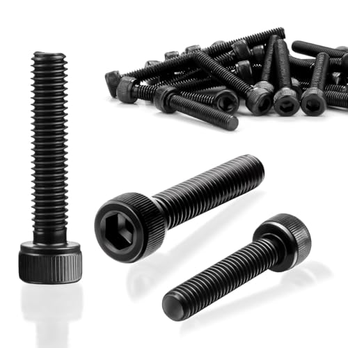SWTYExt M5 Sechskant Innensechskantschraube 60 Stück Zylinderschrauben mit Innensechskant DIN 912 Zylinderkopfschrauben Schwarz Schrauben Kohlenstoffstahl Sechskantschrauben Vollgewinde(M5x30mm) SWTYExt M5 Sechskant Innensechskantschraube 60 Stück Zylinderschrauben mit Innensechskant DIN 912 Zylinderkopfschrauben Schwarz Schrauben Kohlenstoffstahl Sechskantschrauben Vollgewinde(M5x30mm) von SWTYExt