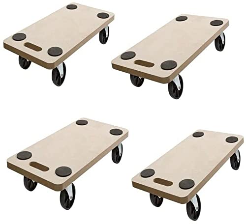 4Stück Rollbrett Transportrolle Möbelroller Roller Transporter 200kg von SWV