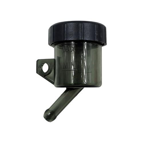 Bremshebel Kupplungs Motorrad-Montagezubehör Vorderer Bremsflüssigkeitsbehälter Push-Up-Kupplungstank Ölflüssigkeitsbecher Geteilter Ölbecher Obere Pumpe Lenker Kupplungsbremshebel(Diagonal head black von SWVYDC