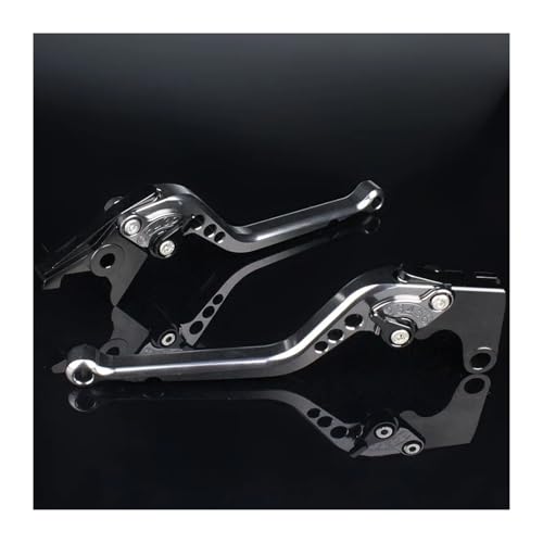 Bremshebel Kupplungs Passend für Suzuki GSXR600 GSXR750 GSX-R GSXR 600 750 K6 K7 K8 K9 2006-2010 CNC-Bremskupplungshebel Motorrad GSXR1000 2005-2006 Lenker Kupplungsbremshebel(Gray,177mm) von SWVYDC