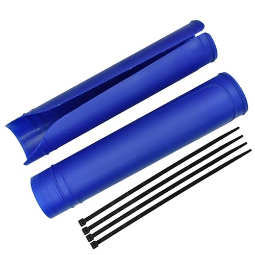 Motorrad Gabelabdeckungen Motorrad Gabel Abdeckung Stoßdämpfer Schutz Protector Fit Für Honda CRF 80 R 85R 150R 250R 450R 250X 450X 150F 230 F 150L 250 Motorrad Gabelschutz(Blue) von SWVYDC