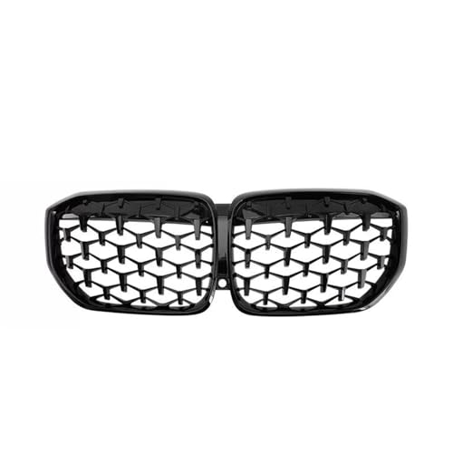 Nieren Kühlergrill Fit Für BMW X5 G05 2019 X6 G06 2020 2021 2022 Auto Front Nieren Grills Grille Glanz Schwarz Silber Diamant Sport Kühlergrills(G05 GB Diamond) von SWVYDC