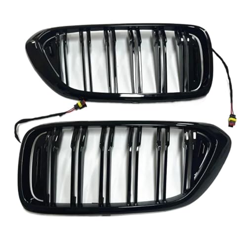 Nieren Kühlergrill LED-Weißlicht Glanz Schwarz Auto Vorderen Stoßfänger Nierengrill Gitter Fit Für BMW 6 Series 6 GT G32 2017-2020 Facelift LCI Kühlergrills Nieren Kühlergrill LED-Weißlicht Glanz Schwarz Auto Vorderen Stoßfänger Nierengrill Gitter Fit Für BMW 6 Series 6 GT G32 2017-2020 Facelift LCI Kühlergrills von SWVYDC