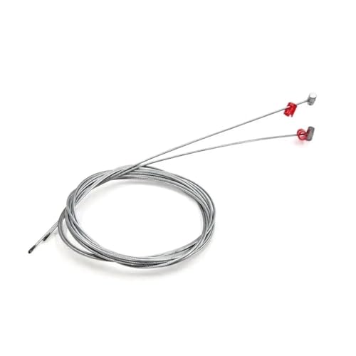 SWVYDC Bremshebel Kupplungs Universal 1,8 m Länge Metall Kupplungsleitung Kabel Draht Bremsbeschleuniger Kabel Draht Passend für Motorrad Roller Zubehör Lenker Kupplungsbremshebel(2Pcs Clutch) von SWVYDC