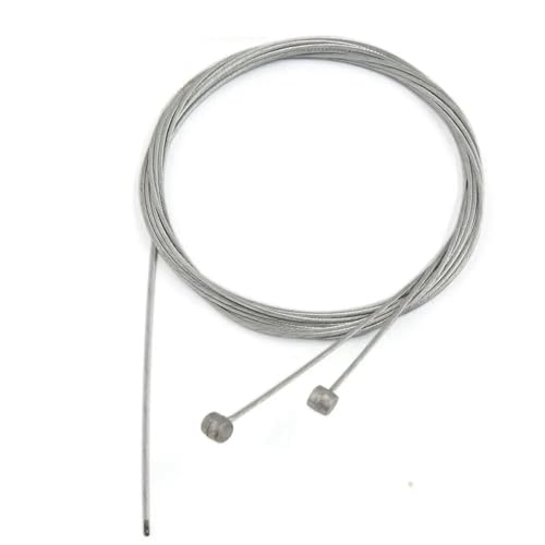 SWVYDC Bremshebel Kupplungs Universal 1,8 m Länge Metall Kupplungsleitung Kabel Draht Bremsbeschleuniger Kabel Draht Passend für Motorrad Roller Zubehör Lenker Kupplungsbremshebel(2pcs Brake) von SWVYDC