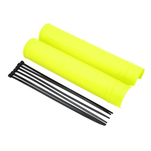 SWVYDC Motorrad Gabelabdeckungen Motocross Universal Gabel Protector Fit Für Husqvarna Fit Für KTM CRF250X CRF450X CRF250R CRF450R CRF CR Motorrad Gabelschutz(Fluorescent Green) von SWVYDC
