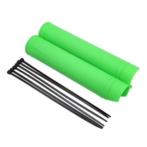 SWVYDC Motorrad Gabelabdeckungen Motocross Universal Gabel Protector Fit Für Husqvarna Fit Für KTM CRF250X CRF450X CRF250R CRF450R CRF CR Motorrad Gabelschutz(Green) von SWVYDC