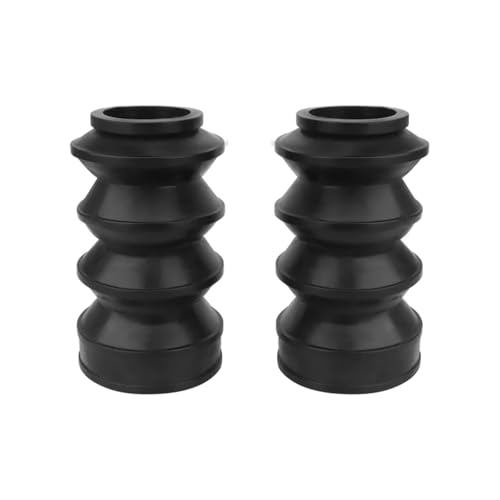 SWVYDC Motorrad Gabelabdeckungen Motorrad 39mm Gabel Abdeckung Gamaschen Gators Stiefel Stoßdämpfer Fit Für Harley Sportster 883 1200 1987-Up Motorrad Gabelschutz von SWVYDC