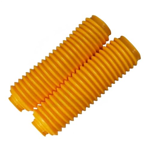 SWVYDC Motorrad Gabelabdeckungen Motorräder Stoßdämpfer Vorne Staub Stiefel Fit Für KL250 XG250 XT225 KLR250 AX-1 250 DR200 Abdeckung Gabel Suspension Motorrad Gabelschutz(Yellow) von SWVYDC