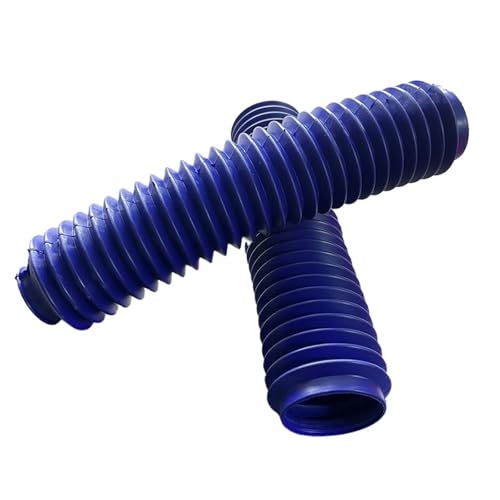 SWVYDC Motorrad Gabelabdeckungen Universal Motorrad Vorne Gummi Gabel Stiefel Fit Für Honda CR CRF XR 150 230 F 250 250F 250R 300 450 450 F 450R CRF250F Motorrad Gabelschutz(N0341a-Blue) von SWVYDC