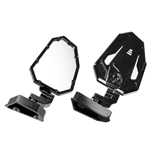 SWVYDC Motorrad-Seitenspiegel Motorrad Rückspiegel UTV Seite Hinten Fit Für Can-am Maverick RX RS 2024 Verbesserte Sichtbarkeit Sicherheit Einstellbare Winkel Klapp Spiegel von SWVYDC