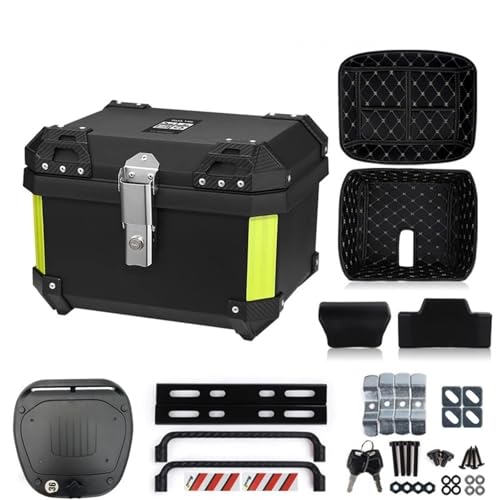 SWVYDC Motorradkoffer 36L Motorrad Heckbox Universal Für R1200GS R1250GS F800GS F850GS G310gs F750gs Top Heckgepäck Werkzeug Heckbox Helmkoffer für(Full Set Box) von SWVYDC