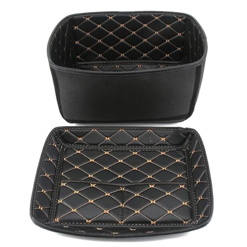 SWVYDC Motorradkoffer Passend für 28L 36L 45L 55L 65L 80L 100L Motorrad-Top-Box Gepäckkoffer Innenfutter Innenfutter Kissen PU-Leder Helmkoffer für(65L) von SWVYDC