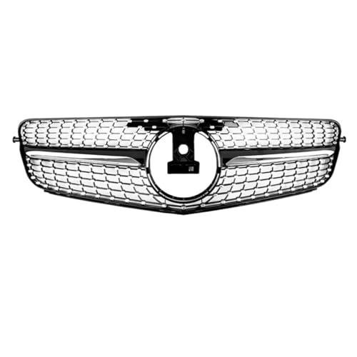 SWVYDC Nieren Kühlergrill Frontgrill Grill Tuning Passend für Mercedes Benz C-Klasse W204 2007-2014 C180 C200 C250 C300 AMG GT Diamond Style Kühlergrills(Diamond Glossy Black) von SWVYDC