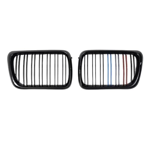 SWVYDC Nieren Kühlergrill Glanz Schwarz Niere Grill Ersatz Racing Front Stoßstange Gitter Fit Für BMW E36 1992 1993 1994-1999 Kühlergrills(Lavender) von SWVYDC