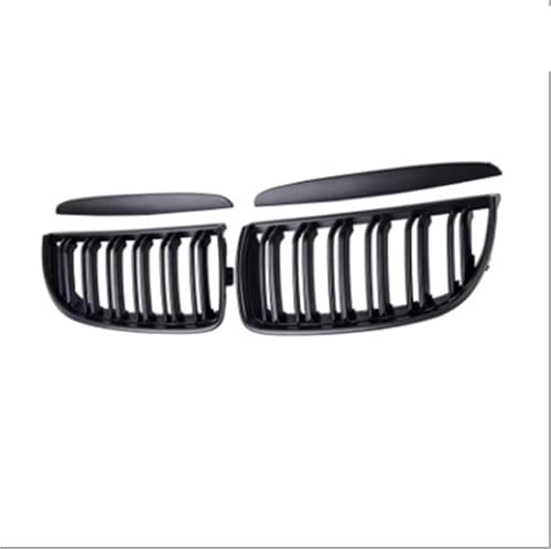 SWVYDC Nieren Kühlergrill Kühlergrill Racing Grill Auto Frontstoßstangengitter Passend für BMW E90 E91 3er 323I 328I 335I 330I 325I 05-08 ABS Kühlergrills(Matte Black) von SWVYDC