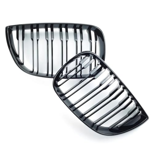 SWVYDC Nieren Kühlergrill Paar Auto Front Nierengrill Fit Für BMW E81 E87 2004-2007 M Sport Pre-Facelift Racing Grills Gitter Auto ABS Kühlergrills von SWVYDC
