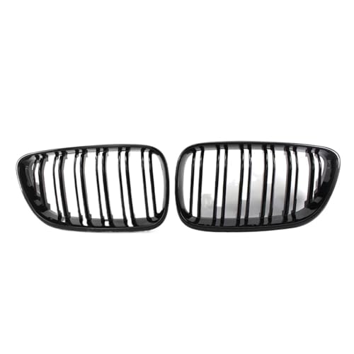 SWVYDC Nieren Kühlergrill Paar Frontstoßstangen-Nierengrill passend für BMW 2er F22 F23 F24 F87 M2 2014 2015 2016–2018 Doppellamellen-Renngitter Kühlergrills SWVYDC Nieren Kühlergrill Paar Frontstoßstangen-Nierengrill passend für BMW 2er F22 F23 F24 F87 M2 2014 2015 2016–2018 Doppellamellen-Renngitter Kühlergrills von SWVYDC