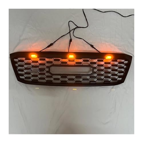 SWVYDC Nieren Kühlergrill Passend für Hilux Vigo 2005 2006 2007 2008 2009 2010 2011 Autoteil Racing Grill Modifizierter Kühlergrill Grills vorne Kühlergrills(Amber) von SWVYDC