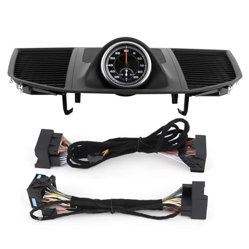 Tachometer Touch-Screen Fit Für Porsche MACAN 2014 2015 2016 2017 2018 2019 2020 Auto Dashboard Instrument Panel Obere Abdeckung Chronometer(Black) von SWVYDC