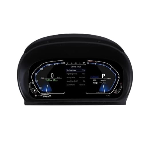 Tachometer Touch-Screen Passend für BMW 3er E90/E91/E92/E93 2005–2012, Auto-Digital-Cluster, LCD-Dashboard-Player, Cockpit, virtuelles Instrument(2005-2012) von SWVYDC