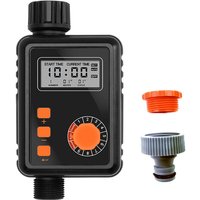 Bewässerungscomputer, Bewässerungsuhr mit Regenverzögerung/Automatischem & Manueller Modus, IPX5 Wasserdicht/Großbild LCD-Display Wasser Bewässerungscomputer, Bewässerungsuhr mit Regenverzögerung/Automatischem & Manueller Modus, IPX5 Wasserdicht/Großbild LCD-Display Wasser von SWYEOOT