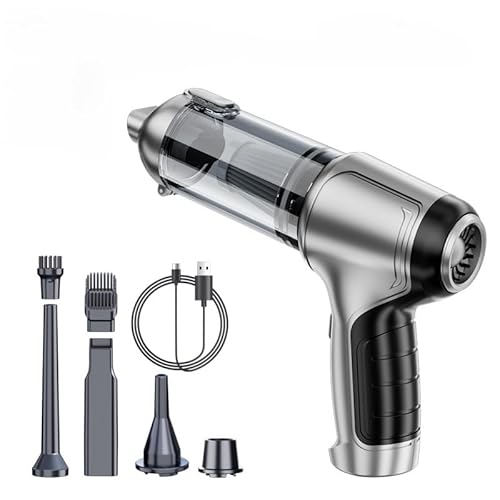 Gartenstadl TurboClean Pro Handstaubsauger - Power Edition doppelt so viel Leistung(Silbergrau) von SWZEC