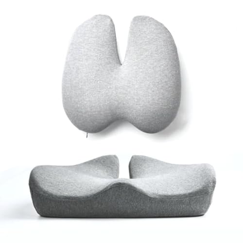 ORTHOBACK® Orthopädisches Comfort-Set: Sitz- & Rückenkissen von SWZEC