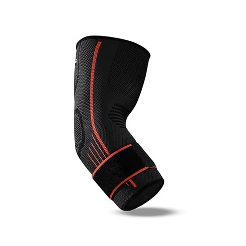 SWZEC 3D-Ellenbogenbandage zur Dekompression (Orange,XL 30-40CM) von SWZEC