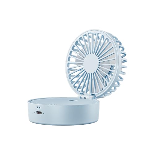 SWZEC Clevaful Mini-Ventilator zum Umhängen(blau,2000mAh) von SWZEC