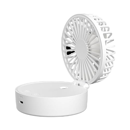 SWZEC Clevaful Mini-Ventilator zum Umhängen(weiß,2000mAh) von SWZEC