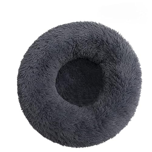 SWZEC Fell-Freund Flauschiges Hundebett Wolke 7 - das Original (2XL-90CM,Dunkelgrau) von SWZEC