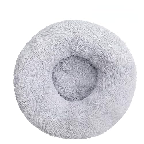 SWZEC Gladiatorzoo Hundebett - Wolke 7 - weiches Donut-Bett | Das Original (XL-80CM,Hellgrau) von SWZEC