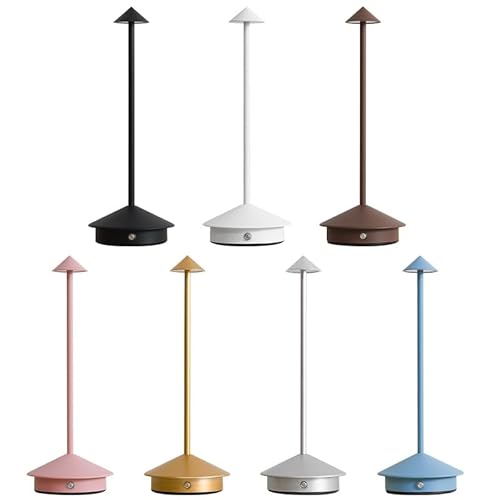 SWZEC Heim-glueck Kabellose LED Tischlampe im Edlen Design(Schwarz) von SWZEC