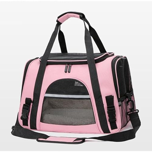 SWZEC Hundeliebling Tragetasche für Hunde (Plüsch,Pink) von SWZEC