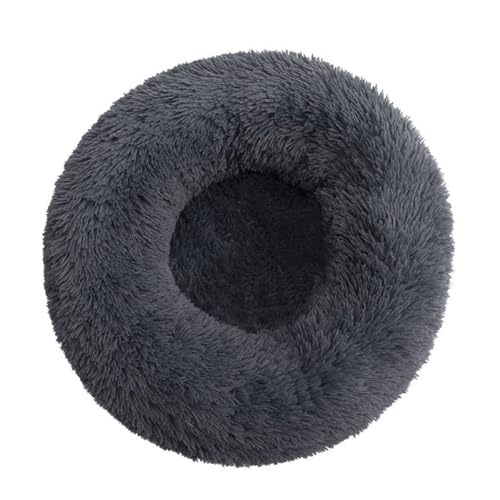 SWZEC MrFluffyFriend™ - Das Beste Anti-Angst Hundebett (L-70CM,Dunkelgrau) von SWZEC
