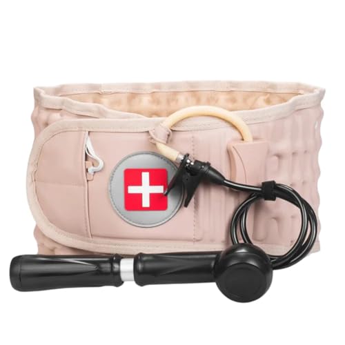 SWZEC Orthogurt - Orthopädischer Lendengurt Rückengurt (Beige) von SWZEC