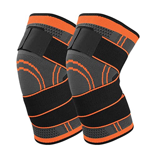 SWZEC Orthopädische Kniebandage - Flexy (Orange,XL) von SWZEC