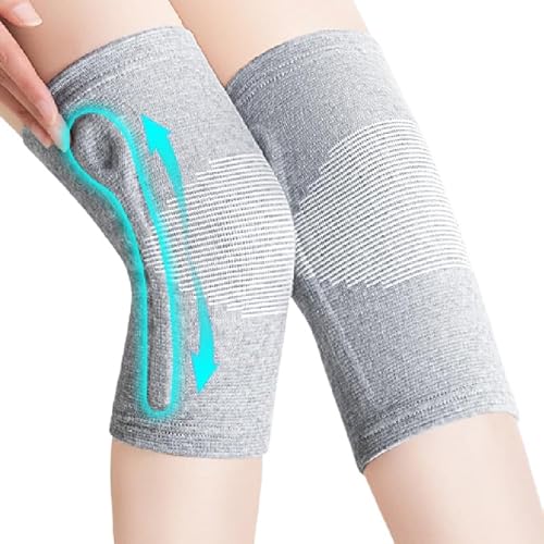 SWZEC Orthopulse BambuFlexx | Kniebandage Bambus Verbesserte Version Mit Anti-Rutsch-Streifen Und Samt-Winterversion von SWZEC