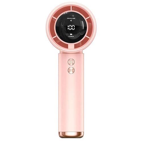 SWZEC Ortorex - Handventilator Tragbarer Mini Ventilator Kleiner Taschenventi(N68 Rosa,3000mAh) von SWZEC