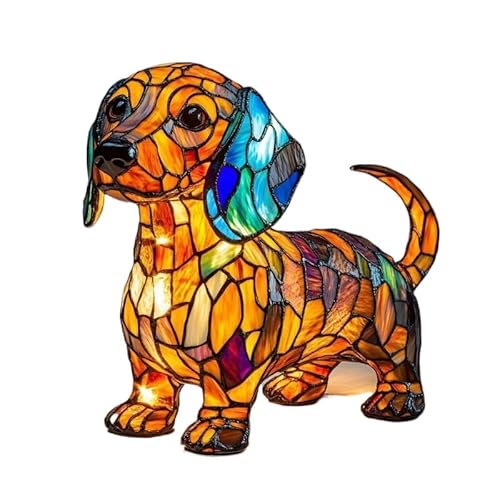 Sherum GlowBuddy(17 * 19.5 * 13CM,Dachshund Lamp) von SWZEC