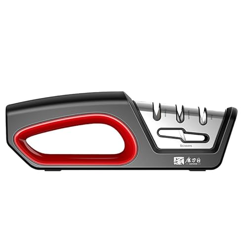 Snapbuy Profi Messerschärfer mit 3-Stufen (4-in-1-Schnellschärfer) von SWZEC