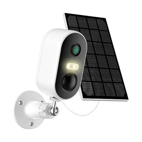 snapbuy Outdoor Kamera Smarte 4 MegapixelÜberwachungskamera mit App(Inklusive Solarpanel und 64G-Speicherkarte) von SWZEC