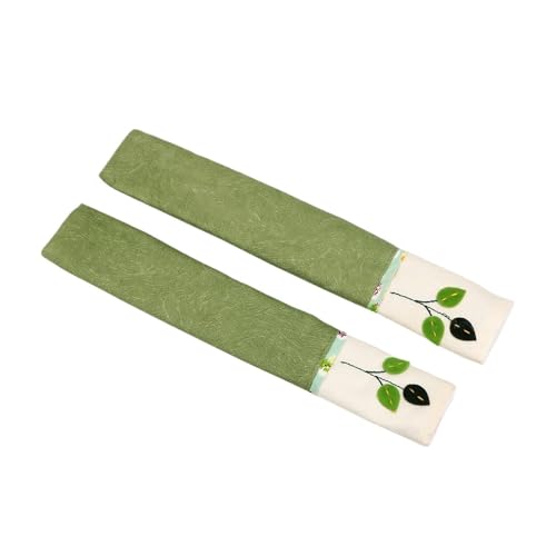 SWZOYWCYQ Kompatibel for 1 Paar Kühlschrank-Türknauf-Abdeckung, Heimdekor, Griffe, Anti-Rutsch-Schutzhandschuhe aus Baumwolle(Green Tree) von SWZOYWCYQ