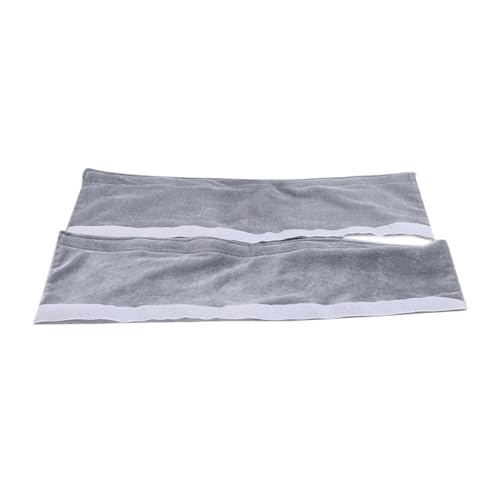 SWZOYWCYQ Kompatibel mit 2 Kühlschranktürgriff-Abdeckungen, Küchengeräte-Dekor-Griffen, rutschfeste Schutzhandschuhe, Kühlschrank, Ofen, hält Fingerabdrücke fern(Light Grey) von SWZOYWCYQ