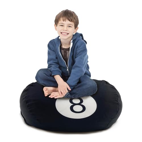 Kinder-Fußball-Sitzsackbezug (ohne Füllmaterial) Sitzsackstuhl For Kinder Und Erwachsene Fußball-Sitzsäcke For Organisieren Von Plüschspielzeug For Mädchen Und Jungen Ungepolsterter Sitzkissenbezug Ga von SXBCyan