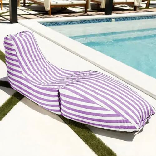 Riesiger Wasserdichter Sitzsack (ohne Füllmaterial), Sitzsackstuhl, Sitzsacksofa, Sitzsack For Draußen, Wasserdichter Oxford-Chaiselongue-Sitzsackbezug For Den Außenbereich, Garten, Strand, Camp, Sitz von SXBCyan